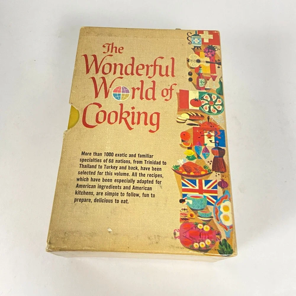 The Wonderful World of Cooking 4 Volume Box Set William Kaufman Dell 1964 Books